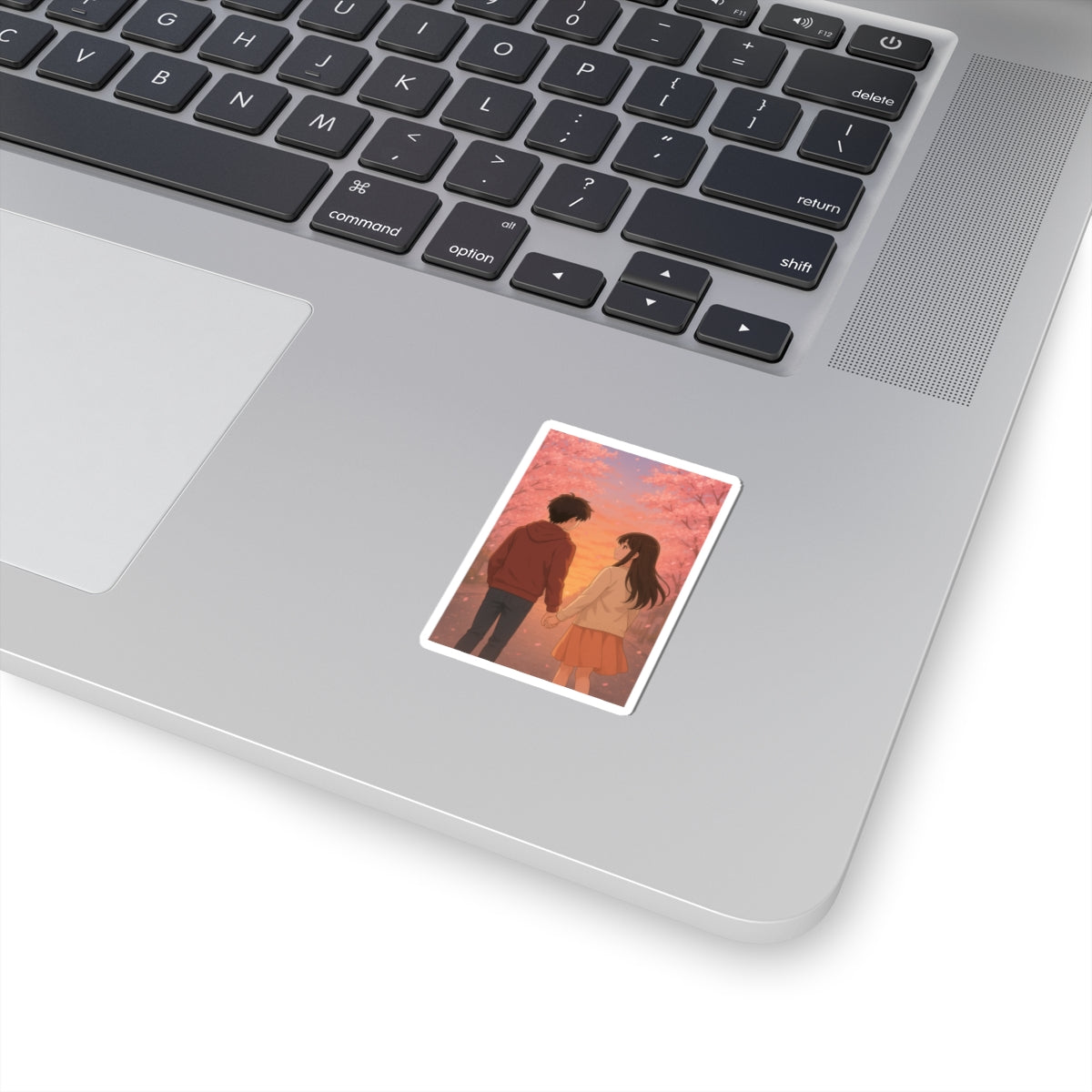 Romantic Kiss-Cut Stickers for Lovers, Cute Anime Couple, Personalized Gifts, Laptop Decor, Love Quotes, Valentine’s Day