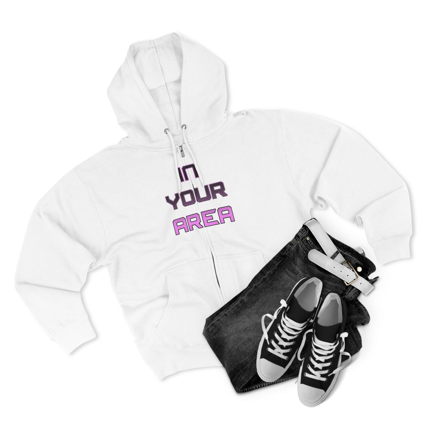 Zip Hoodie - In Your Area Design
