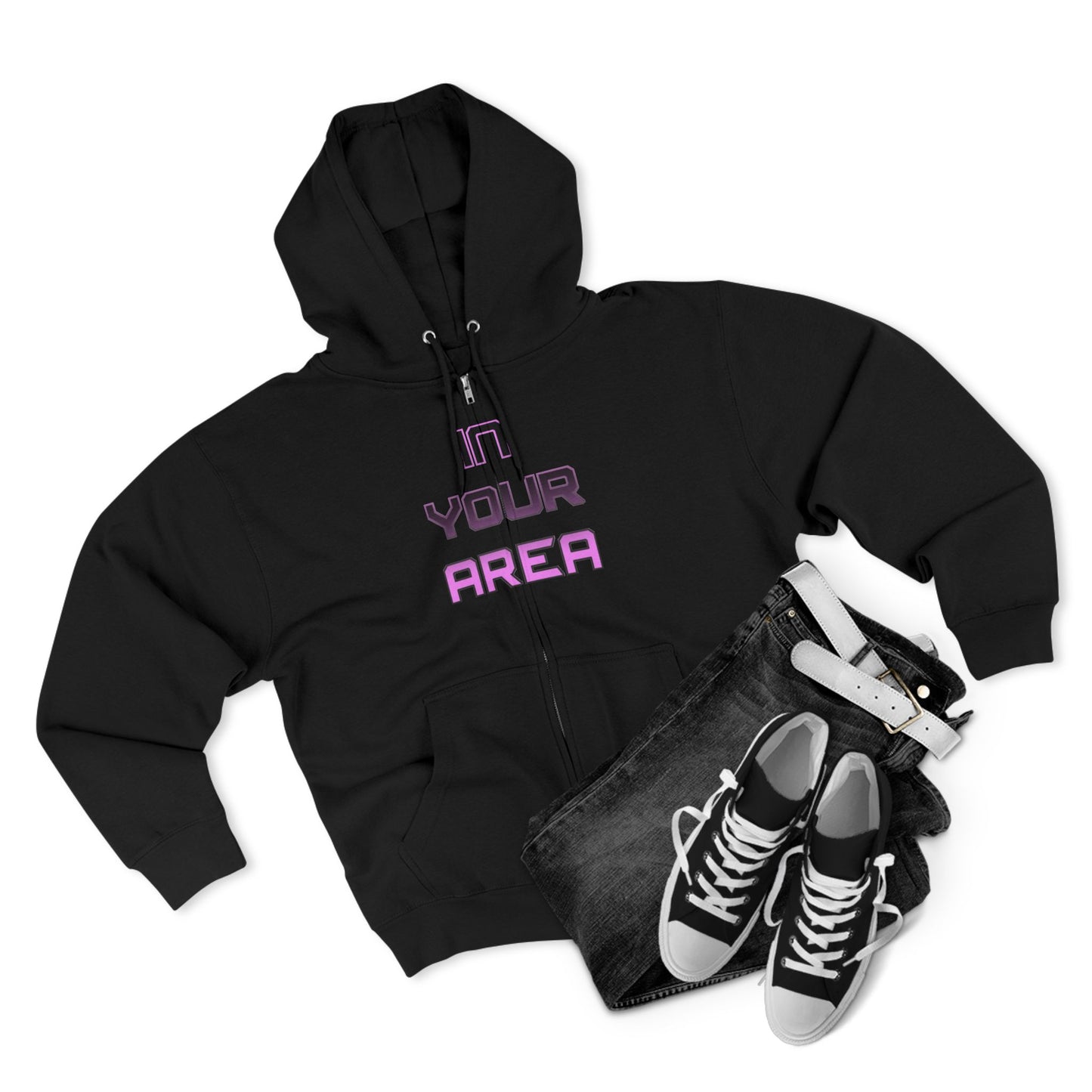 Zip Hoodie - In Your Area Design