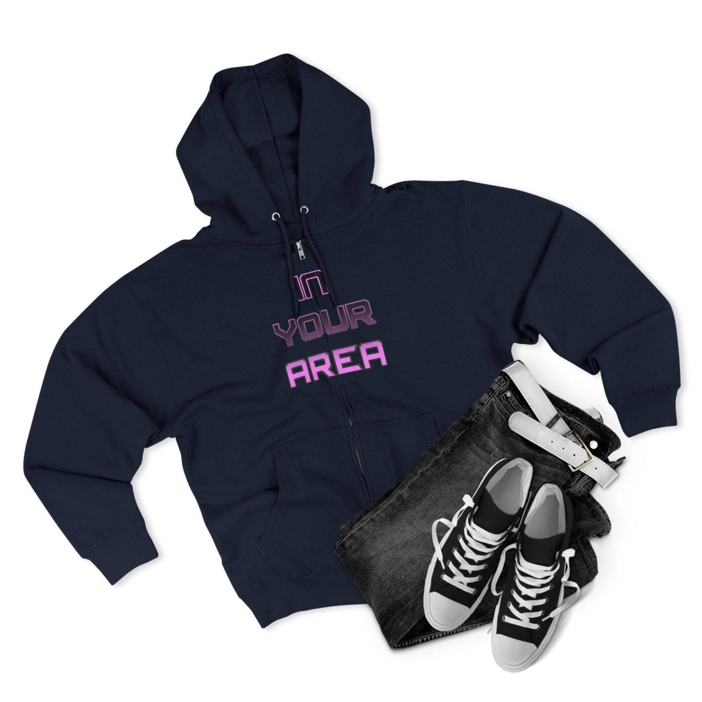 Zip Hoodie - In Your Area Design