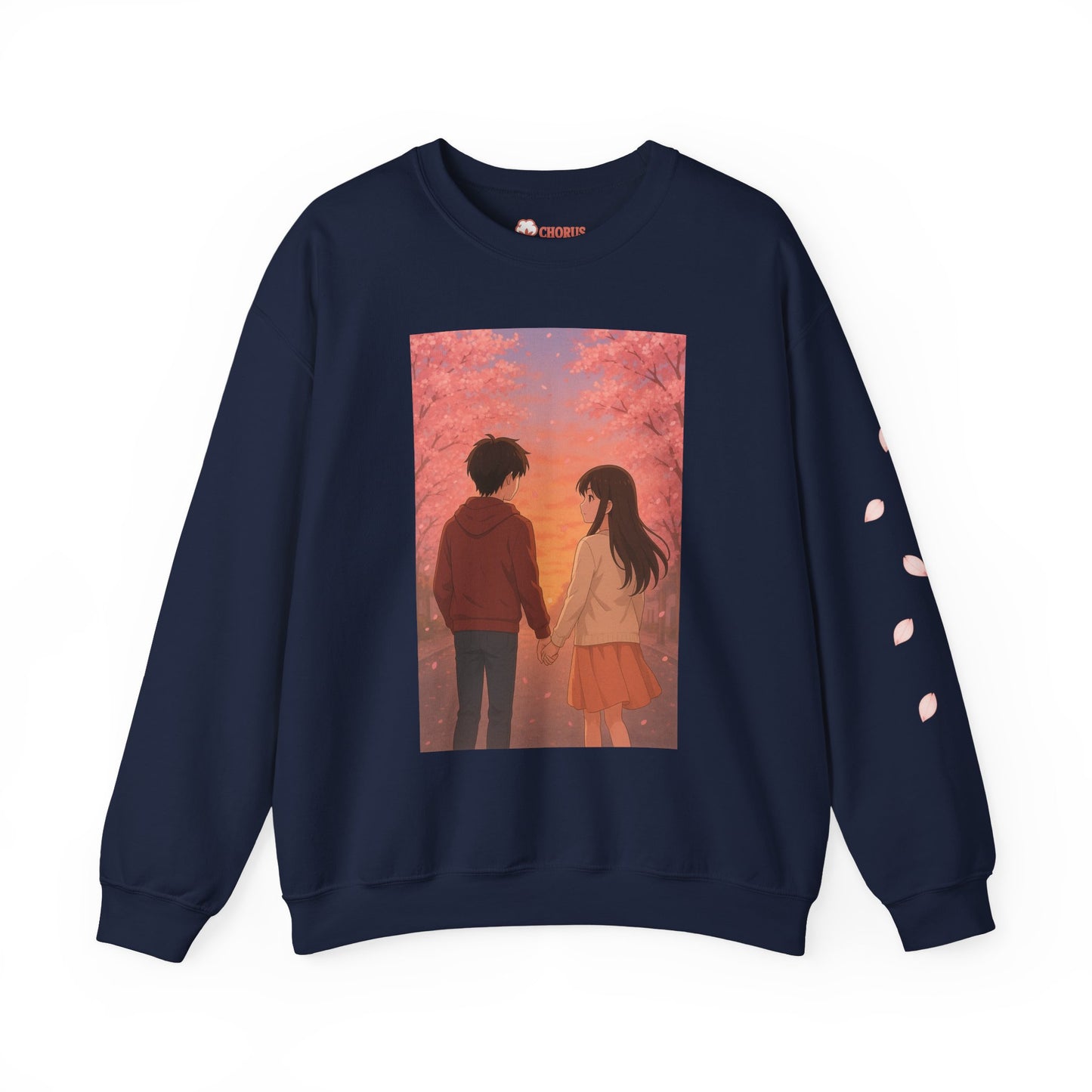 Korean Text and anime Sweatshirt