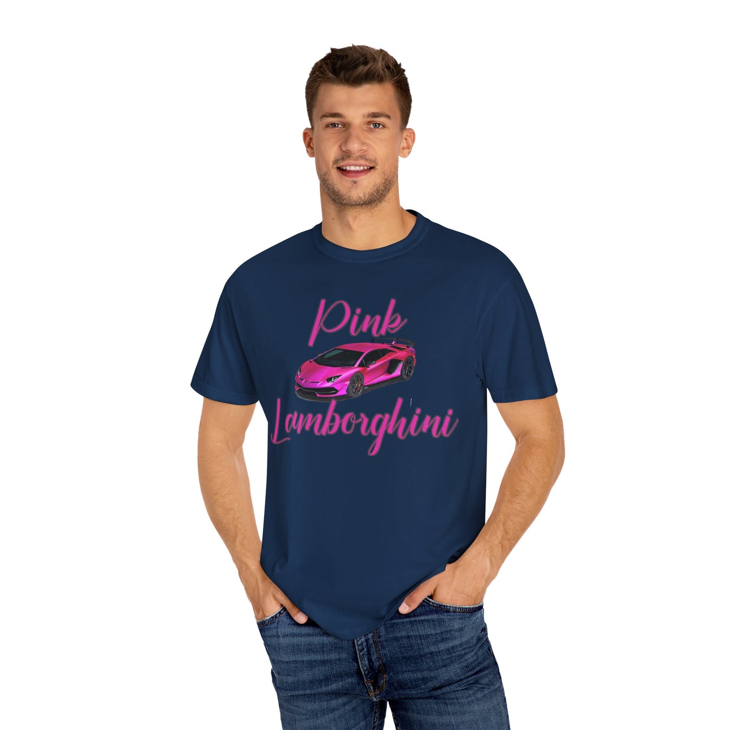Pink Lamborghini Unisex T-Shirt, Car Enthusiast Gift, Trendy Graphic Tee, Summer Fashion, Gift for Him/Her