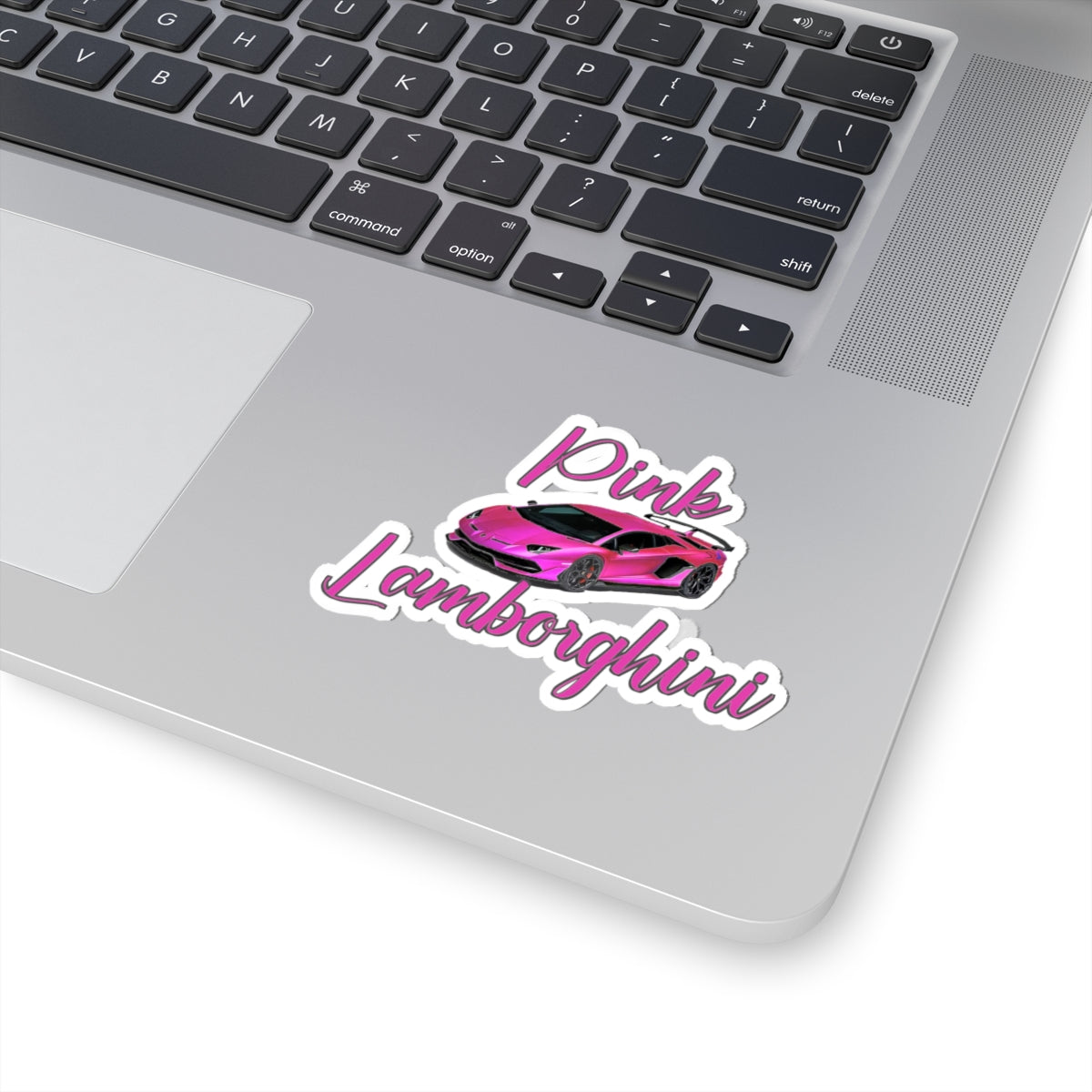 Pink Lamborghini Cut Stickers - Cool Car Decals, Laptop Stickers, Automotive Gifts, Pink Lamborghini Decor, Gift for Car Lovers