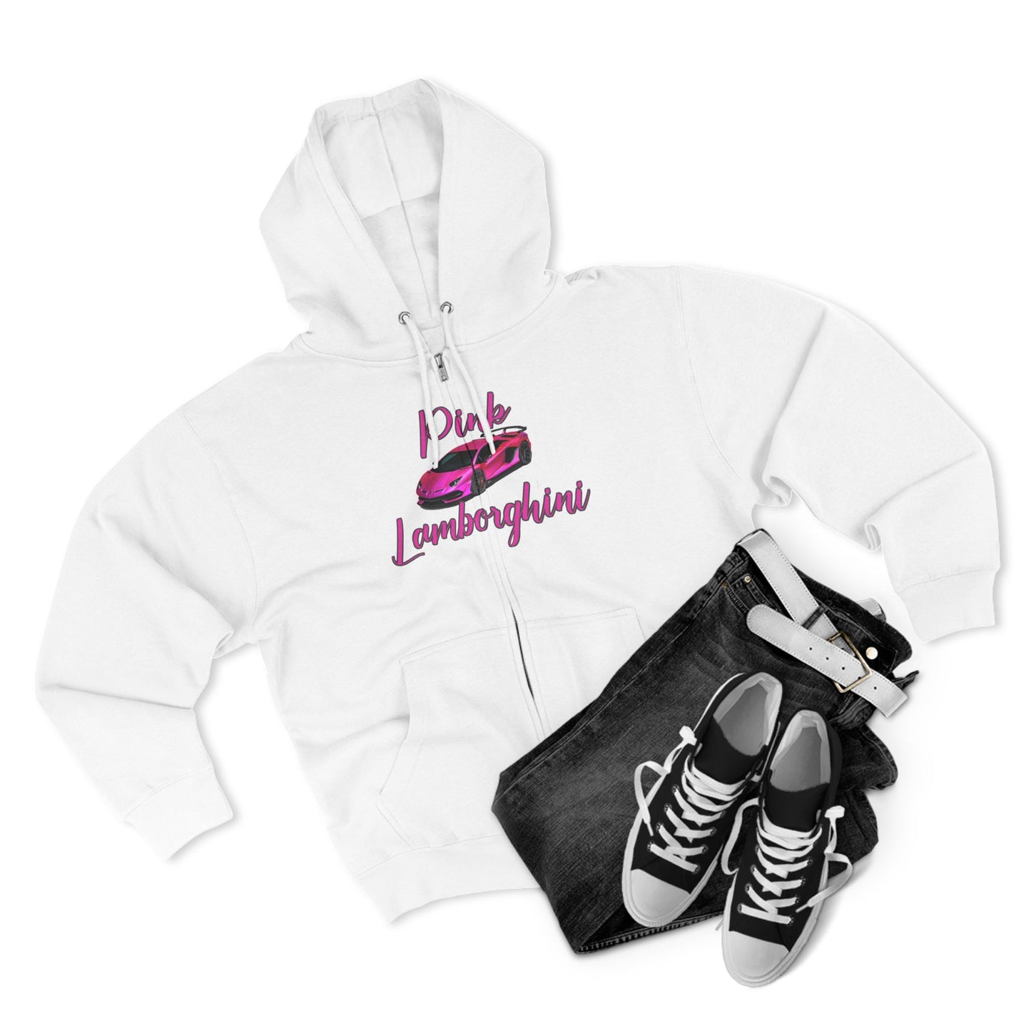 Pink Lamborghini Hoodie