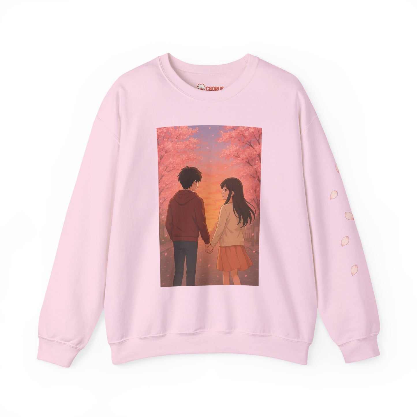 Korean Text and anime Sweatshirt