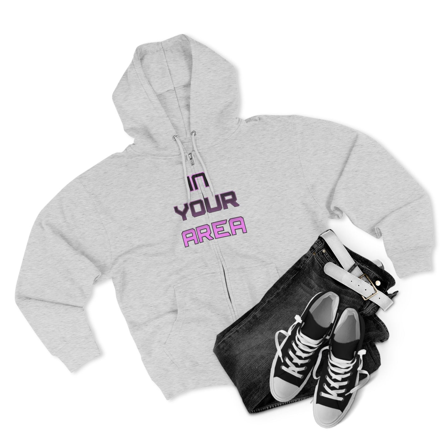 Zip Hoodie - In Your Area Design
