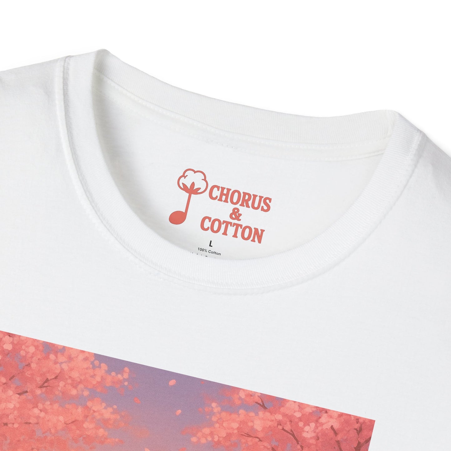 Korean Text and Anime Soft style T-Shirt
