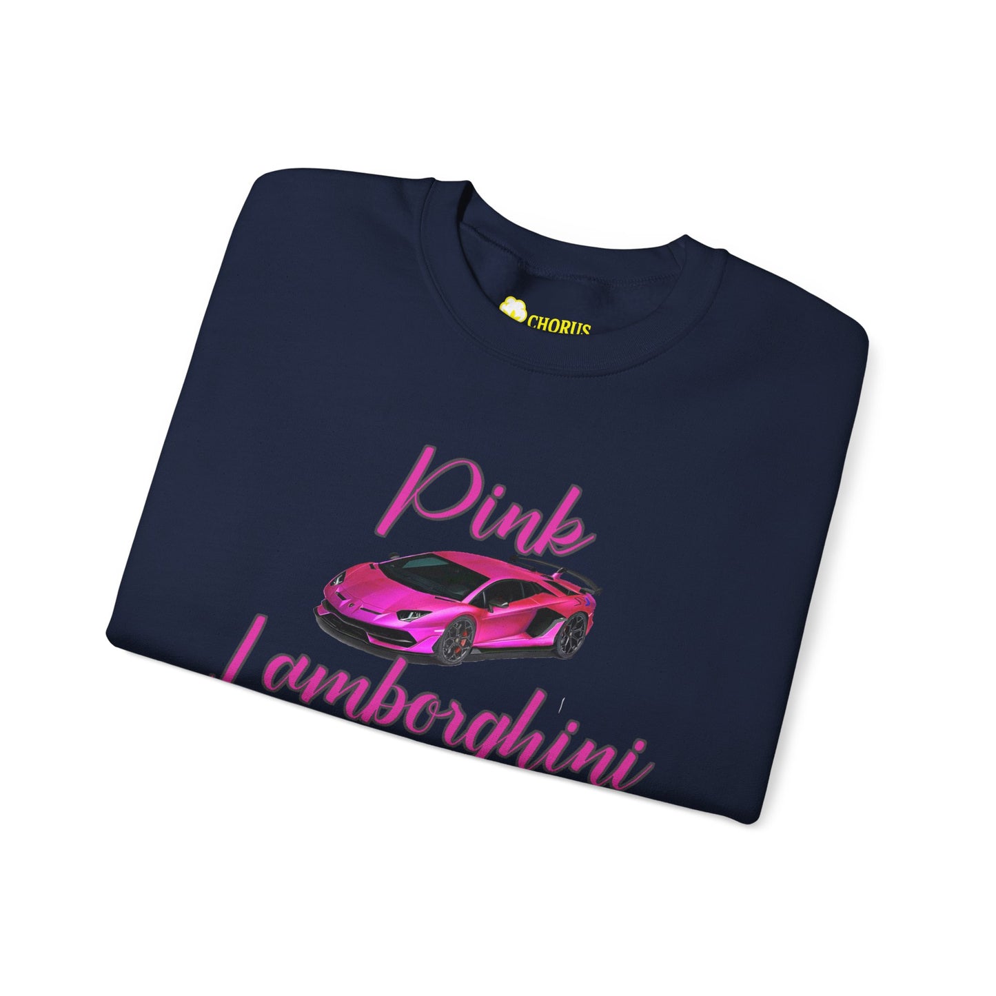Sweatshirt - Pink Lamborghini Design