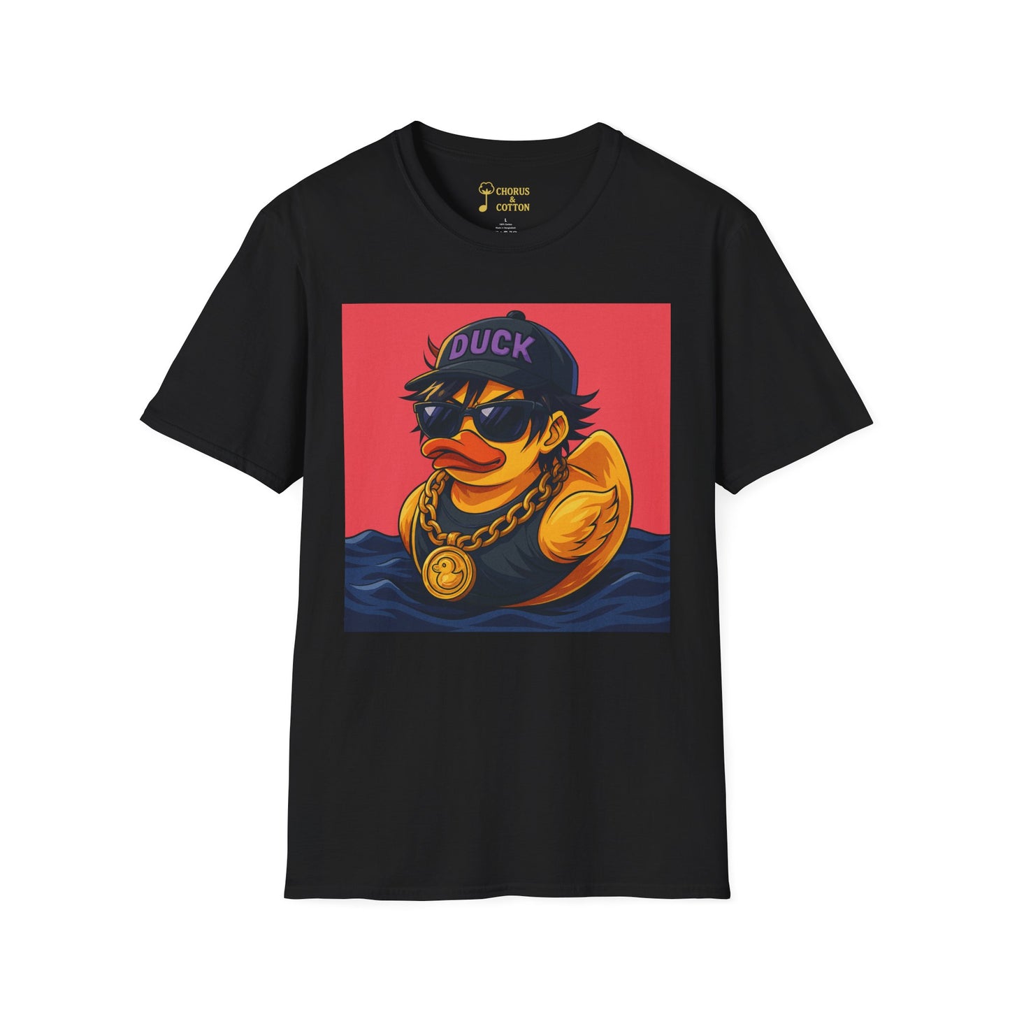 Cool Duck Vibes T-Shirt, Casual Wear, Funny Gift, Summer Fashion, Trendy Outfit, Music Lover Tee