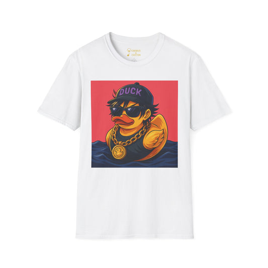 Cool Duck Vibes T-Shirt, Casual Wear, Funny Gift, Summer Fashion, Trendy Outfit, Music Lover Tee