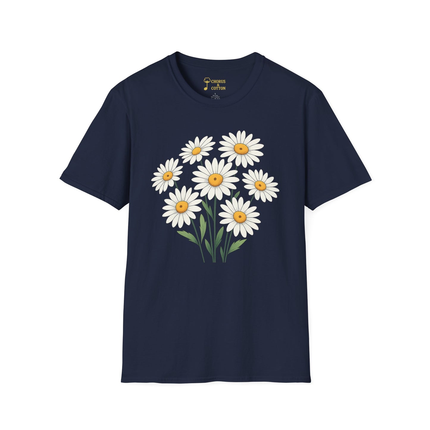 Daisy Bouquet Tee — "Throwing Petals: Do You Love Me or Not" Floral Graphic T-Shirt