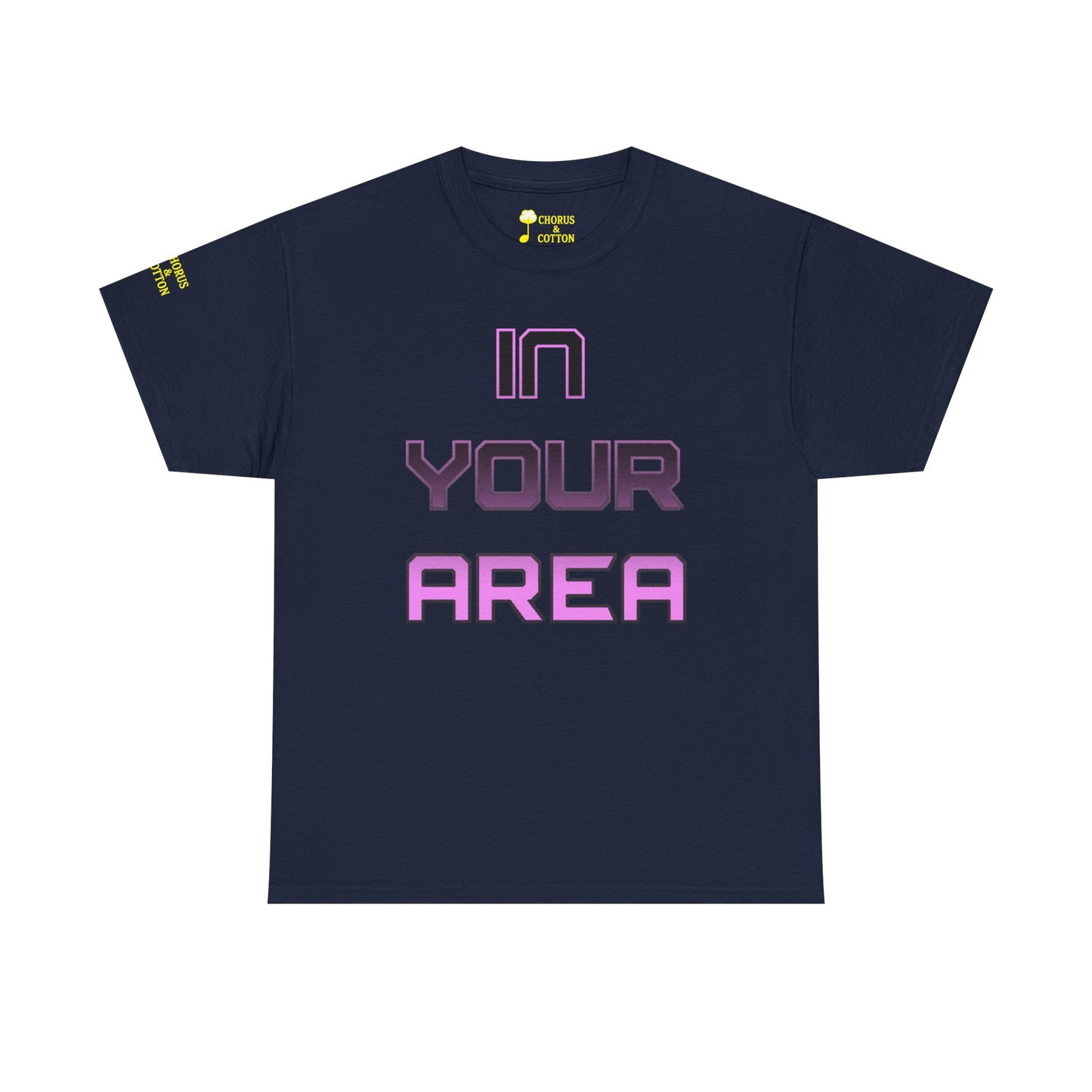 Tee In Your Area - Unisex Heavy Cotton T-Shirt, Graphic Tee, Casual Wear, Spring Fashion, Unique Style