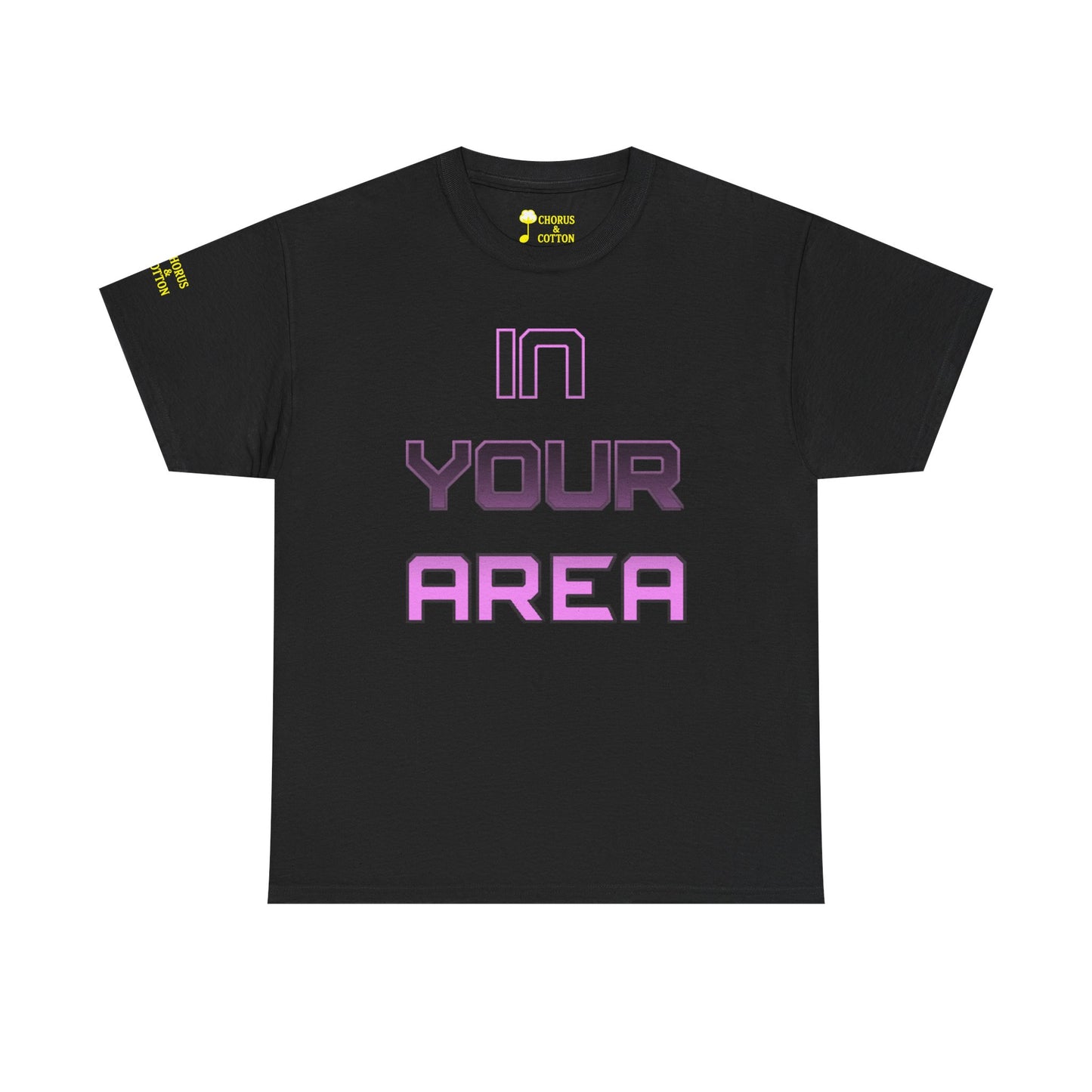 Tee In Your Area - Unisex Heavy Cotton T-Shirt, Graphic Tee, Casual Wear, Spring Fashion, Unique Style