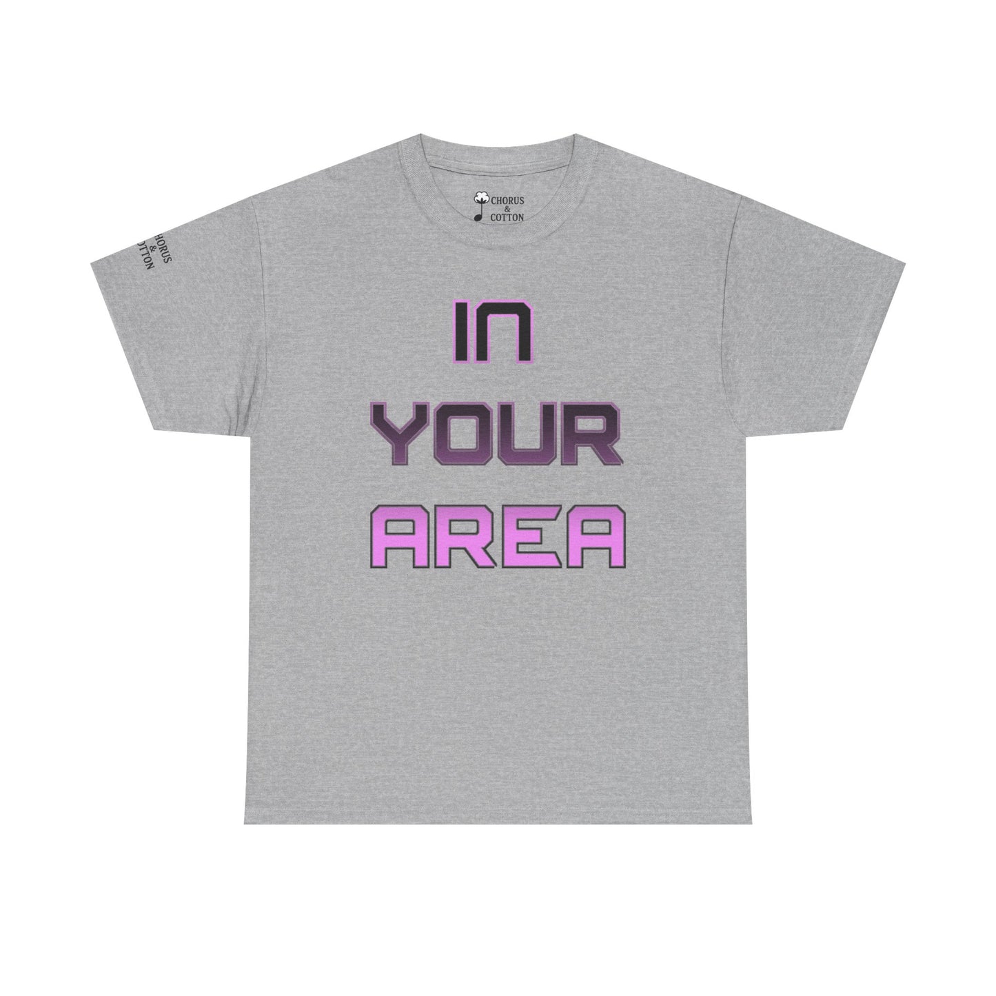 Tee In Your Area - Unisex Heavy Cotton T-Shirt, Graphic Tee, Casual Wear, Spring Fashion, Unique Style
