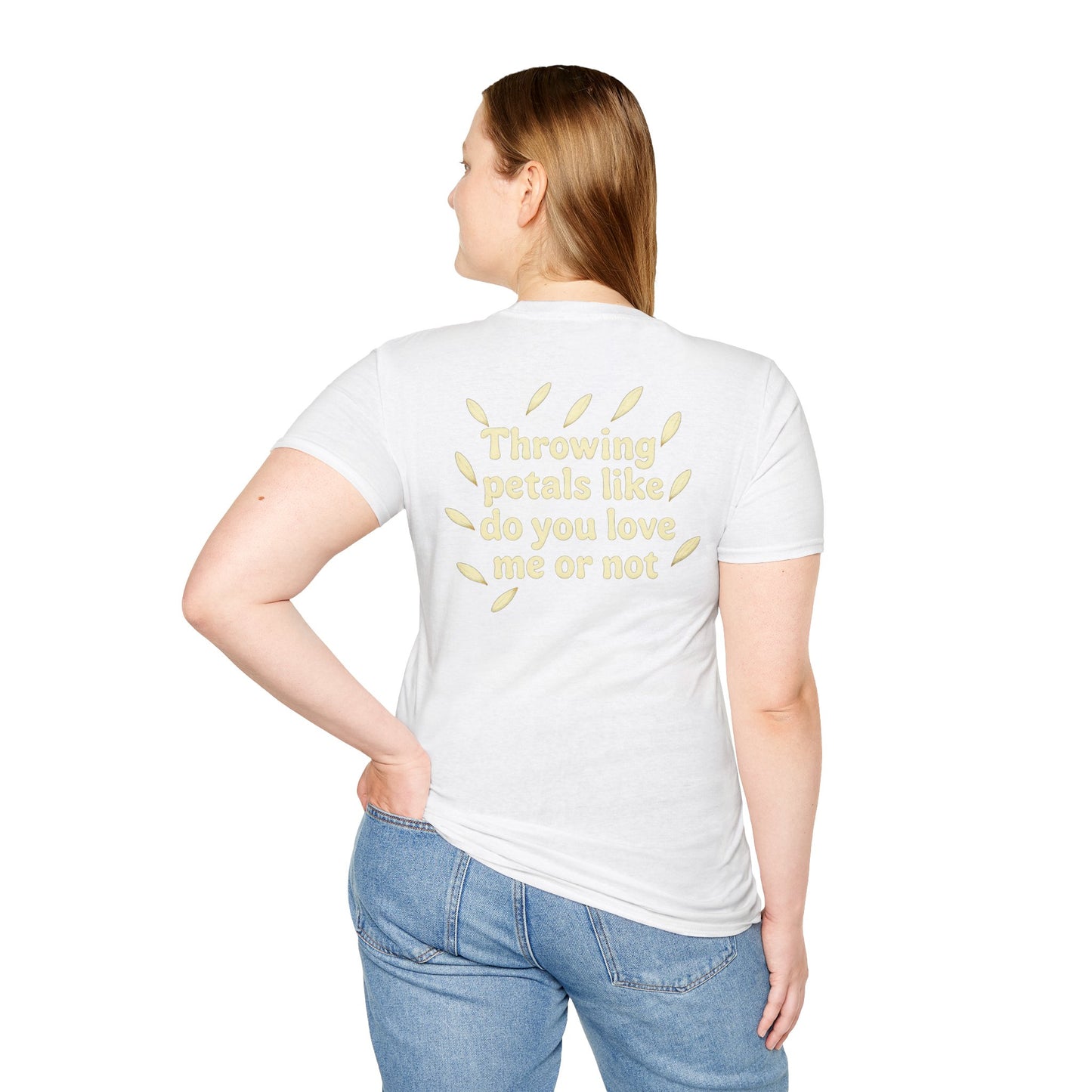 Daisy Bouquet Tee — "Throwing Petals: Do You Love Me or Not" Floral Graphic T-Shirt