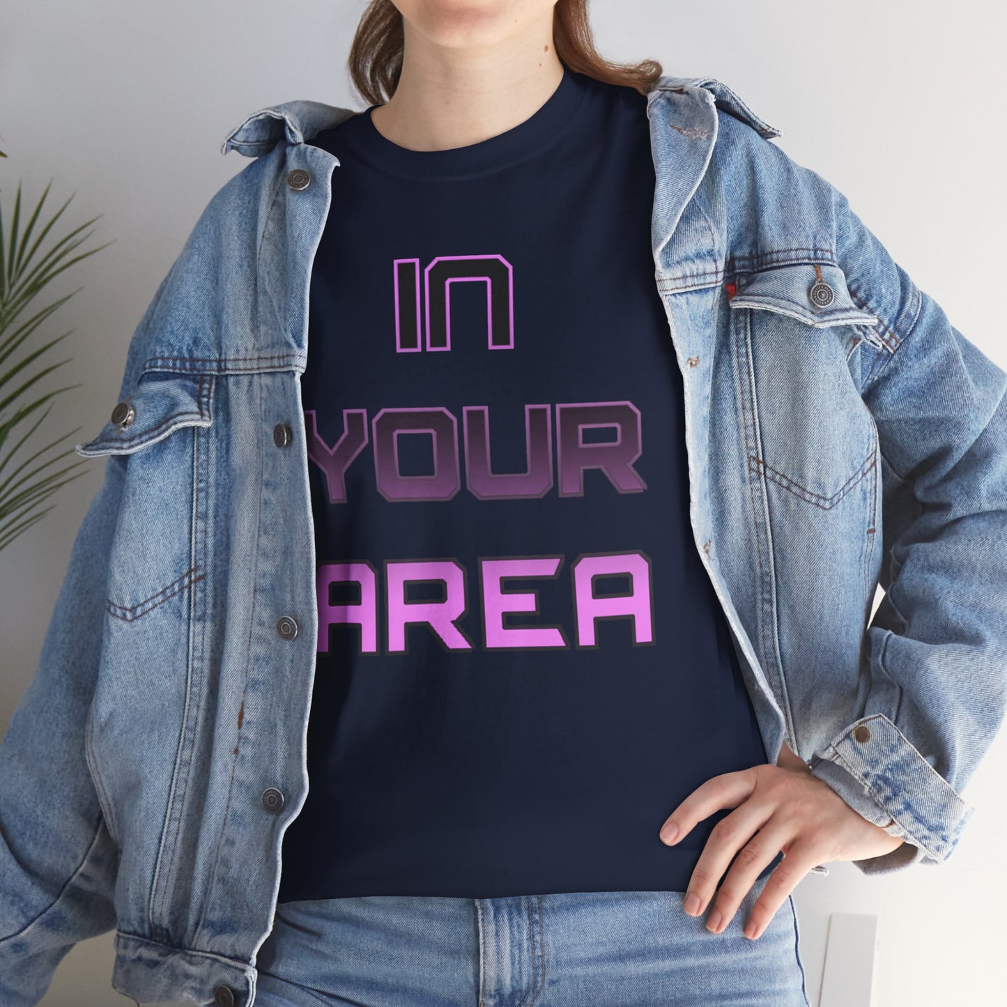 Tee In Your Area - Unisex Heavy Cotton T-Shirt, Graphic Tee, Casual Wear, Spring Fashion, Unique Style
