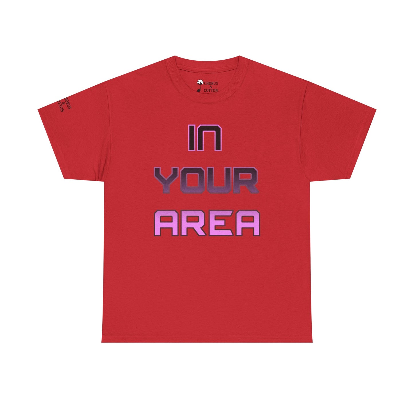 Tee In Your Area - Unisex Heavy Cotton T-Shirt, Graphic Tee, Casual Wear, Spring Fashion, Unique Style