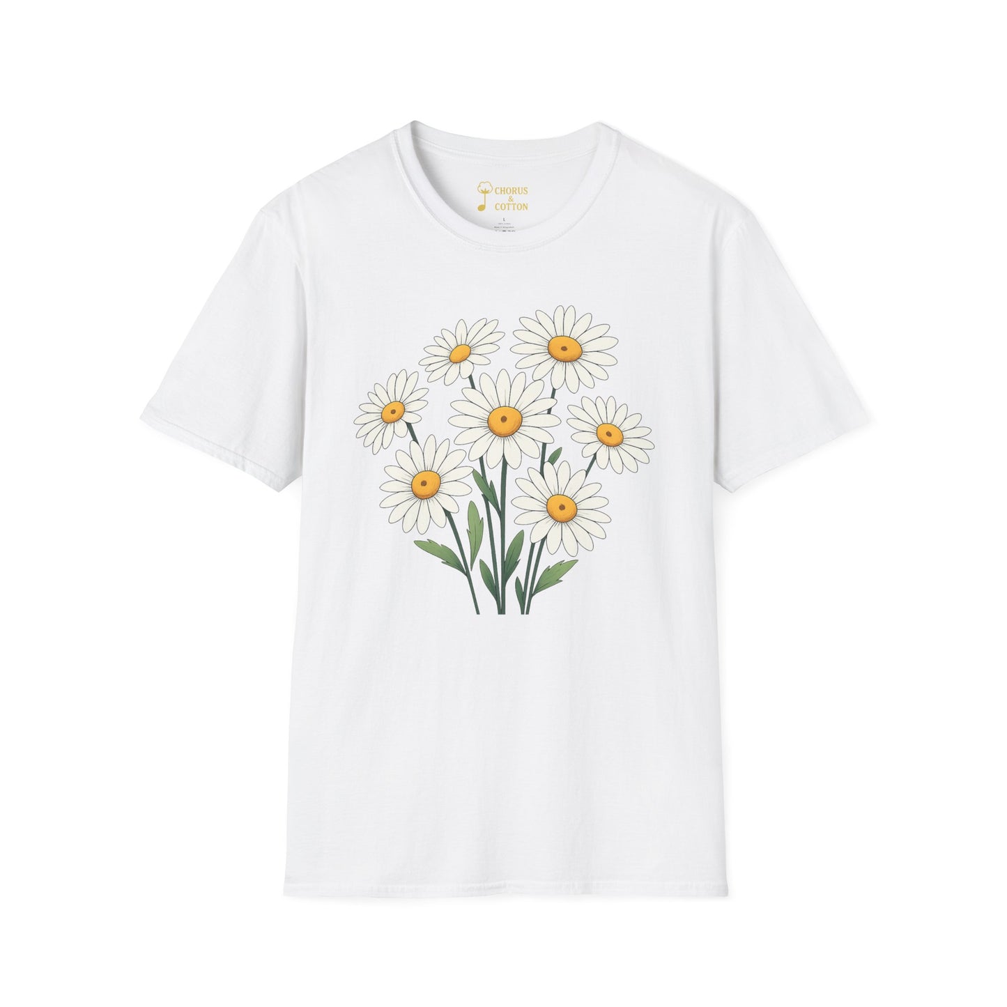 Daisy Bouquet Tee — "Throwing Petals: Do You Love Me or Not" Floral Graphic T-Shirt