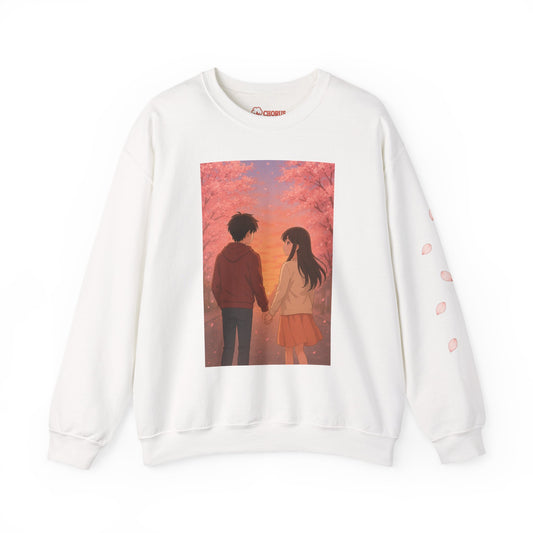 Korean Text and anime Sweatshirt