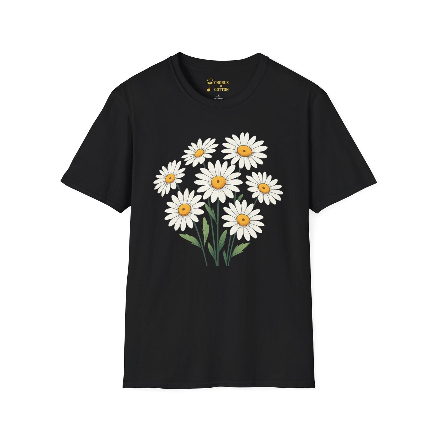 Daisy Bouquet Tee — "Throwing Petals: Do You Love Me or Not" Floral Graphic T-Shirt