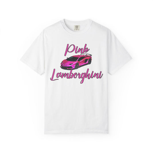 Pink Lamborghini Unisex T-Shirt, Car Enthusiast Gift, Trendy Graphic Tee, Summer Fashion, Gift for Him/Her