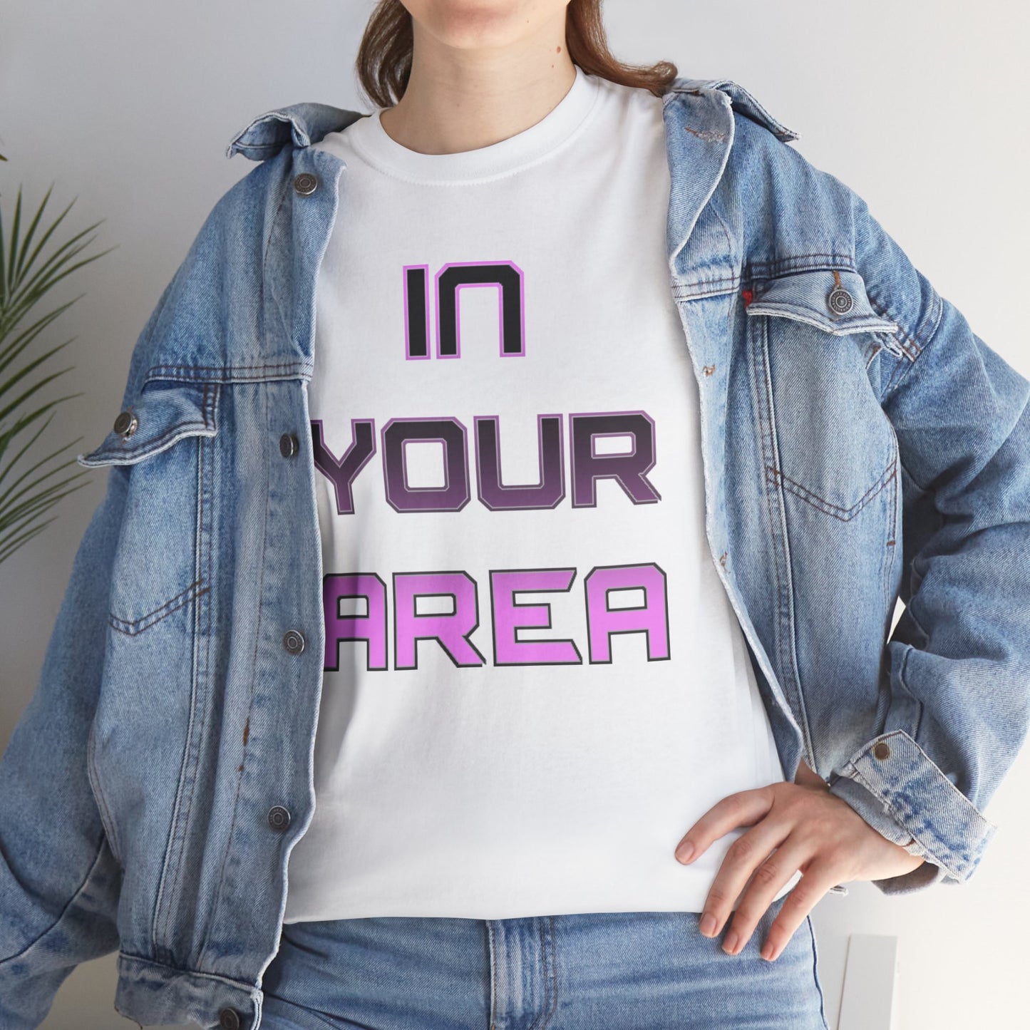 Tee In Your Area - Unisex Heavy Cotton T-Shirt, Graphic Tee, Casual Wear, Spring Fashion, Unique Style