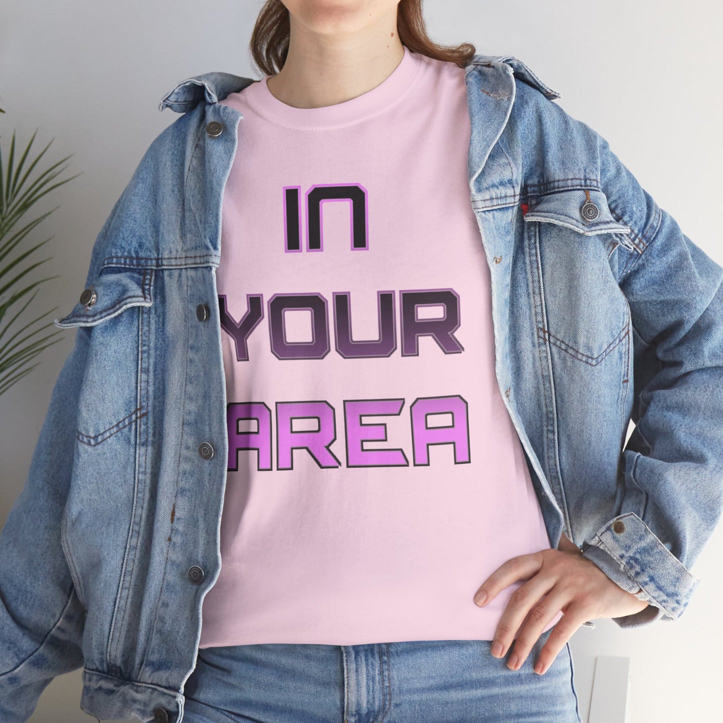 Tee In Your Area - Unisex Heavy Cotton T-Shirt, Graphic Tee, Casual Wear, Spring Fashion, Unique Style